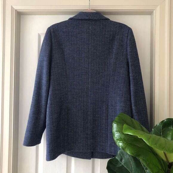 PEGGY JENNINGS Vintage Herringbone Blazer - Picture 2 of 7